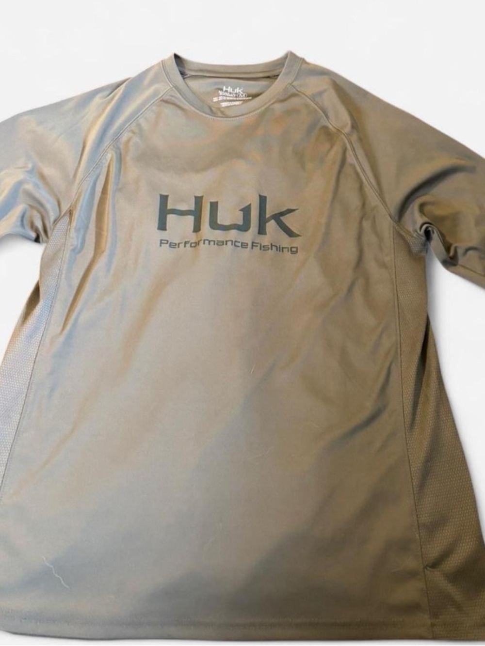 Huk Performance Fishing Shirt - Olive Green Logo